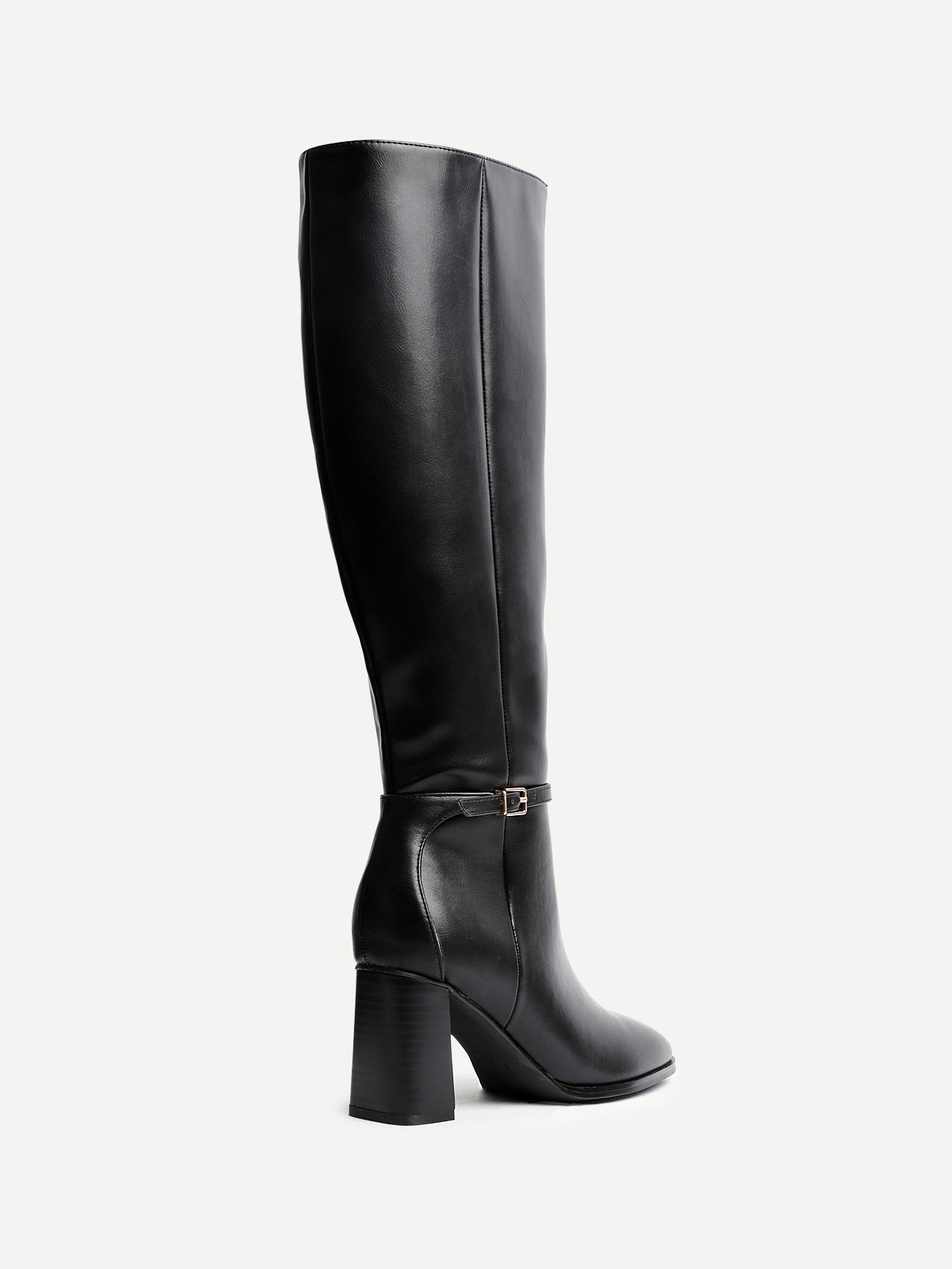 Midtown Black Long Heeled Boots