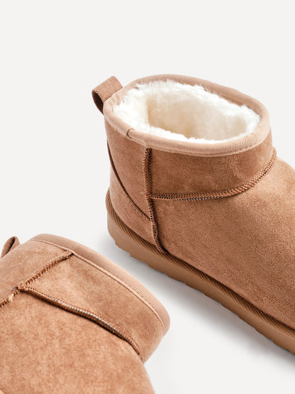 Ultra Mini Addy Chestnut Fur Ankle Boots