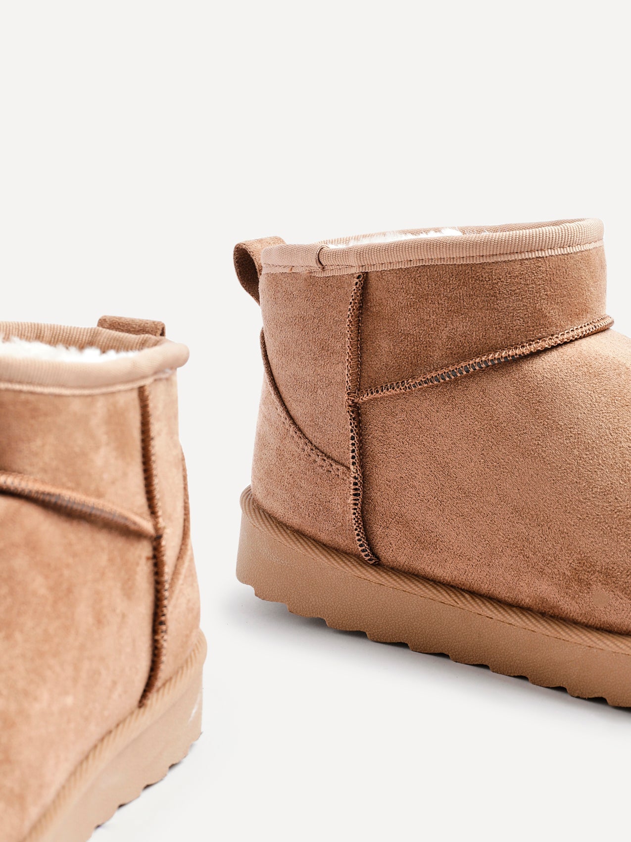 Ultra Mini Addy Chestnut Fur Ankle Boots