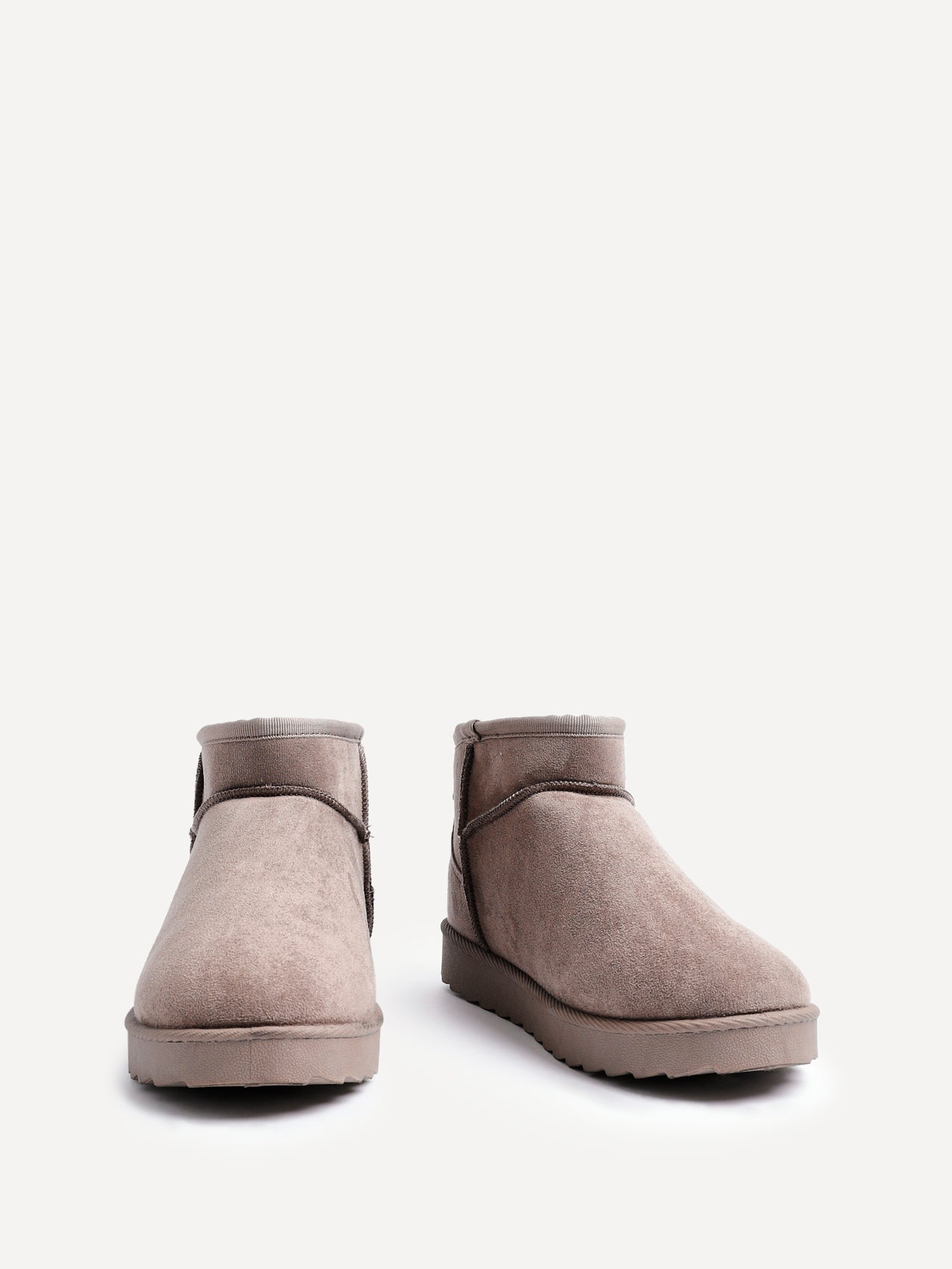 Ultra Mini Addy Mocha Fur Ankle Boots