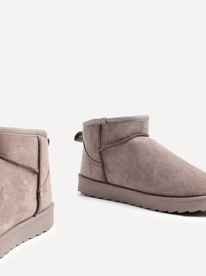 Ultra Mini Addy Mocha Fur Ankle Boots