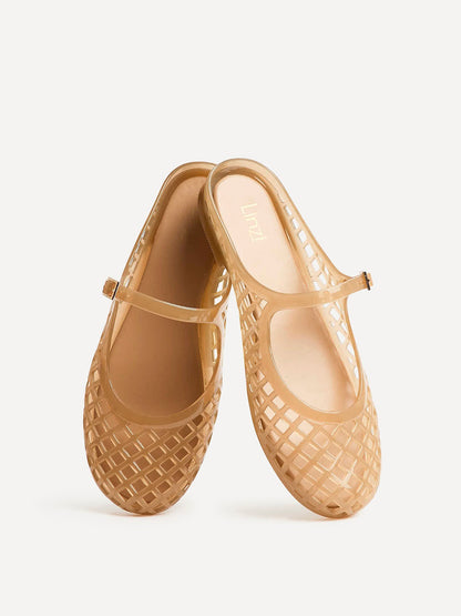 Mirage Mocha Jelly Slip On Sandals