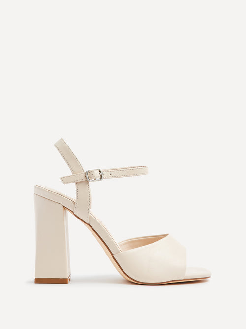 Monroe Wide Fit Nude Block Heels