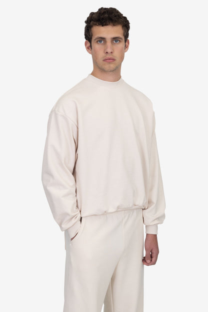 MWF1047 - 10 oz. Mid-weight Poly Cotton Fleece Wide Crewneck