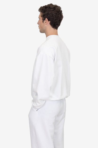 MWF1047 - 10 oz. Mid-weight Poly Cotton Fleece Wide Crewneck