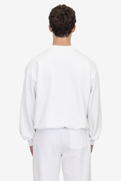 MWF1047 - 10 oz. Mid-weight Poly Cotton Fleece Wide Crewneck