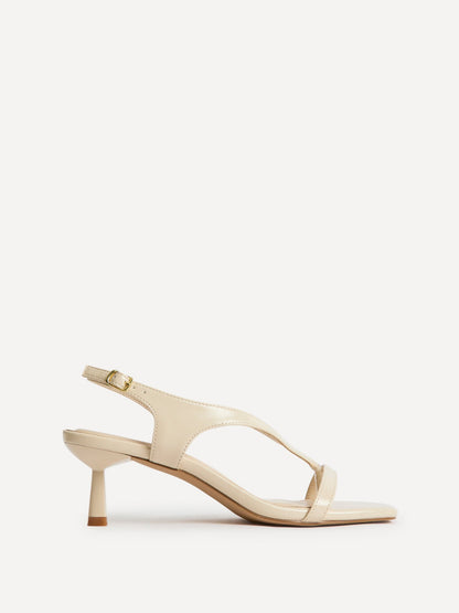 Myth Beige Heeled Sandals