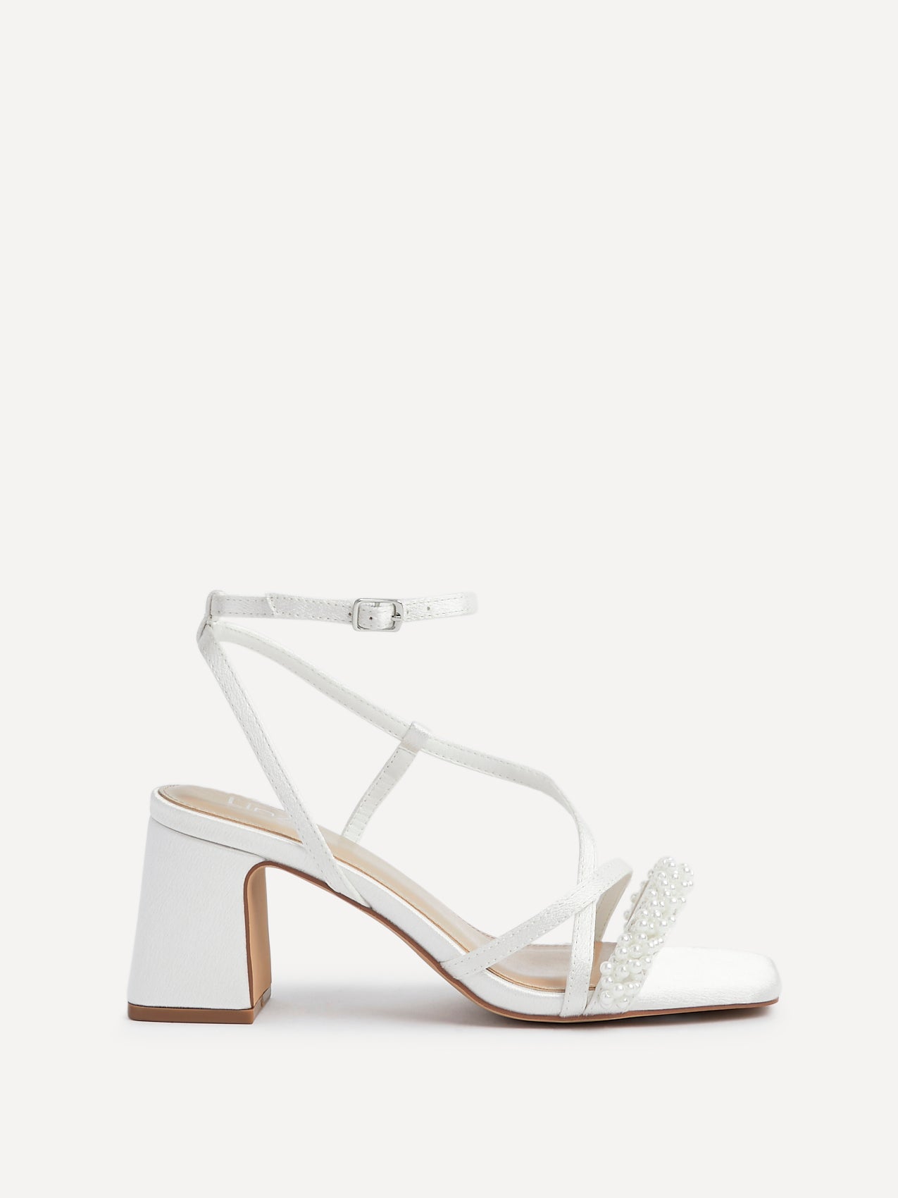 Maisie Bridal Satin Strappy Heels
