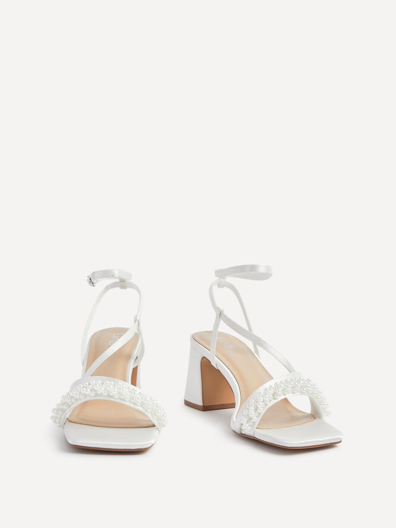 Maisie Bridal Satin Strappy Heels