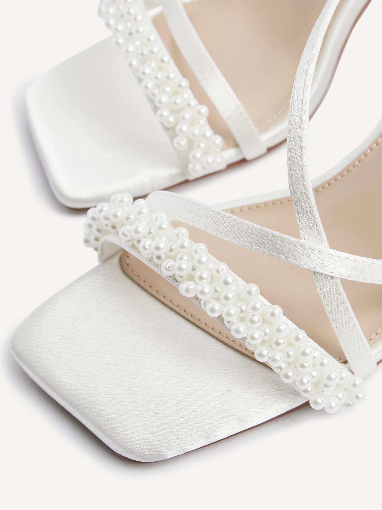 Maisie Bridal Satin Strappy Heels