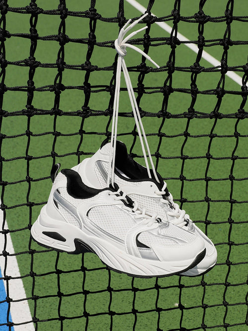 Venture White Mesh Trainers