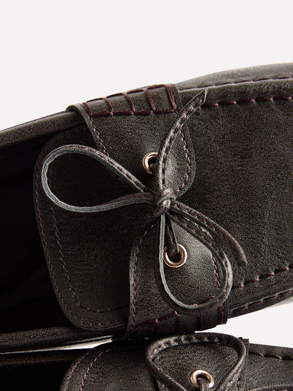 Narrative Brown Faux Leather Loafer