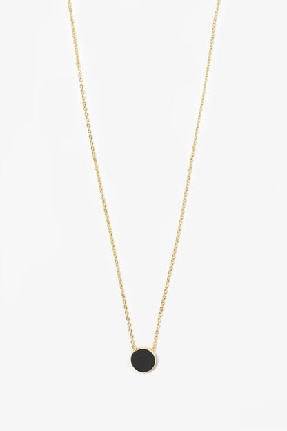 NCKES90 - 9mm Enamel Stud Necklace