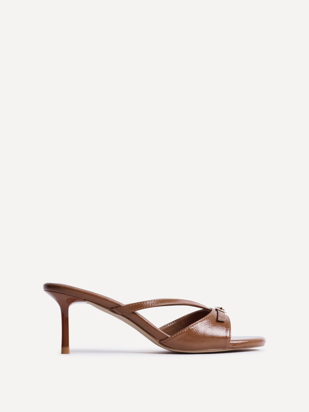 News Tan Mule Heels