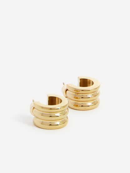 Noa Small Gold Hoop Earrings