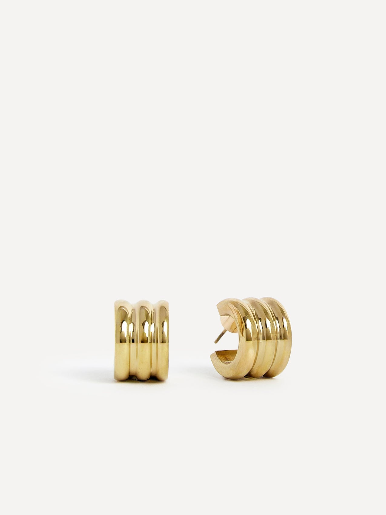 Noa Small Gold Hoop Earrings