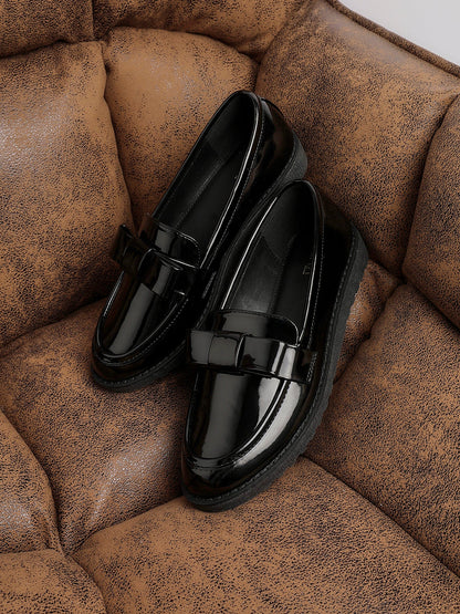 Noble Black Patent Loafers