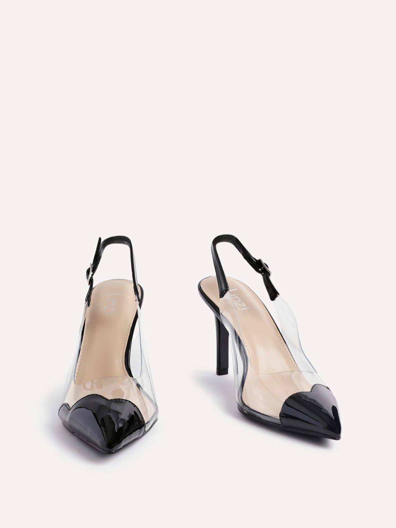 Nolita Black Perspex Court Heels
