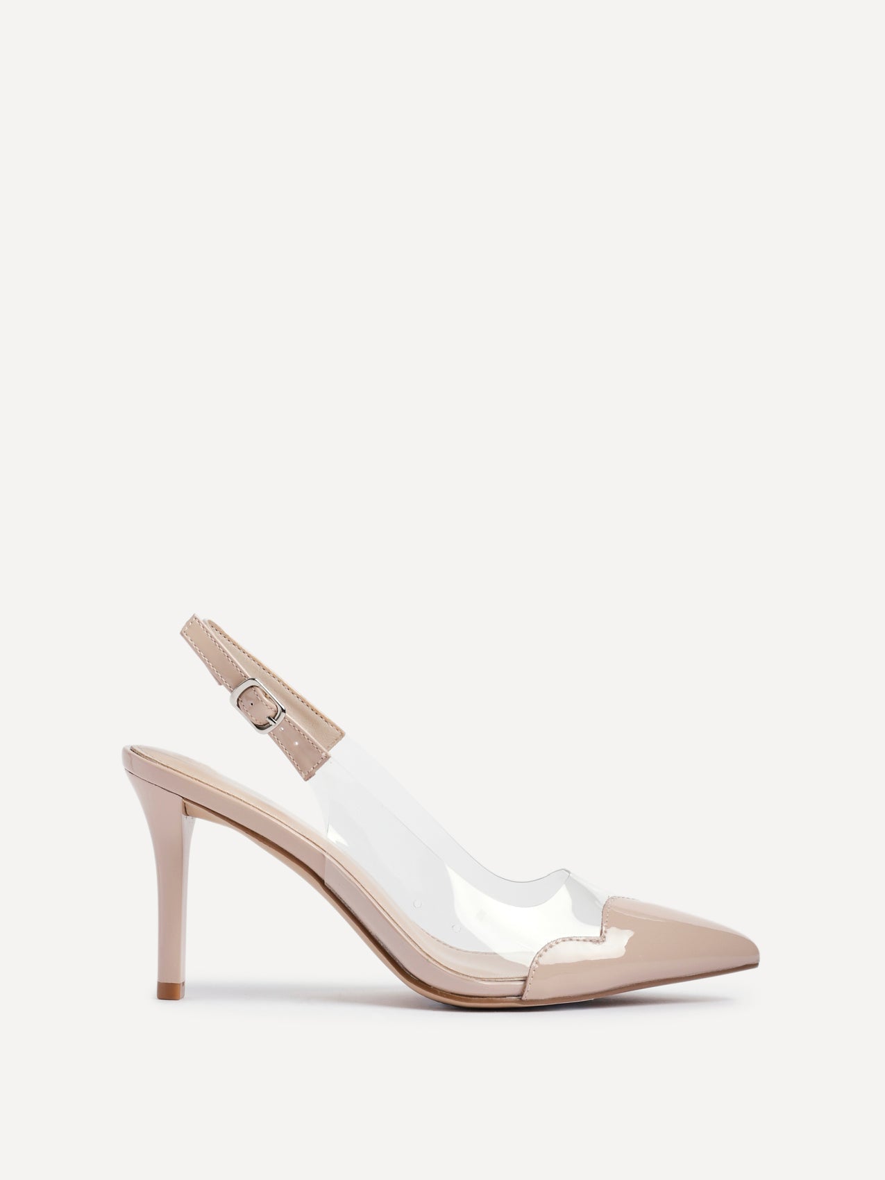 Nolita Nude Perspex Court Heels