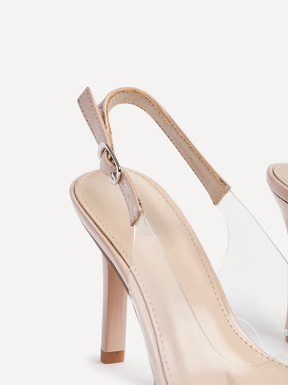 Nolita Nude Perspex Court Heels