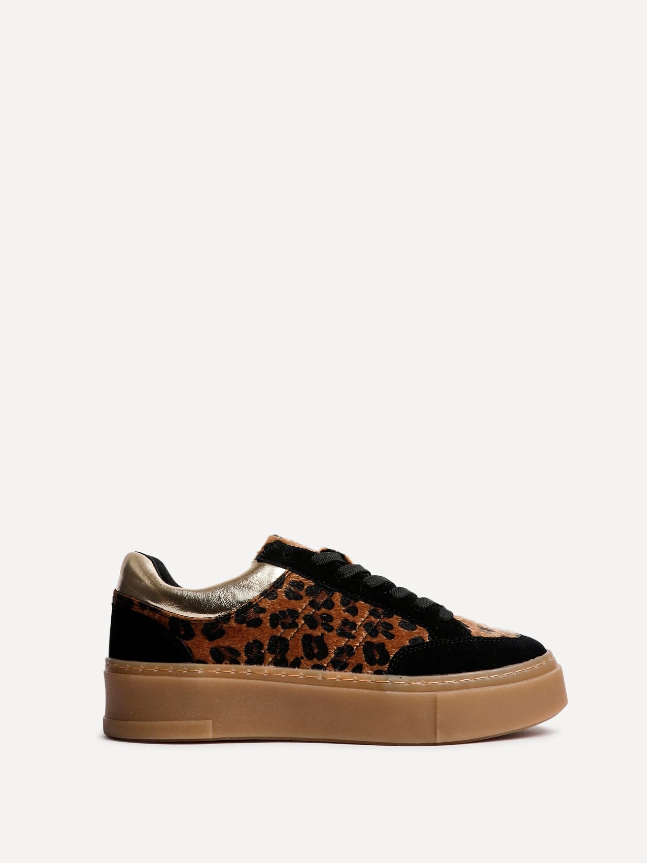 Nyra Leopard Print Trainers
