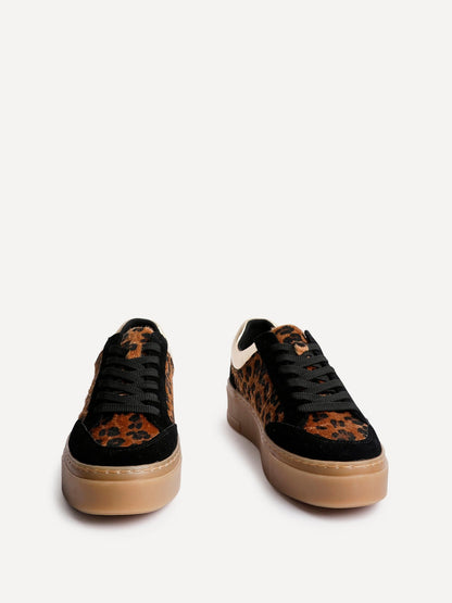 Nyra Leopard Print Trainers