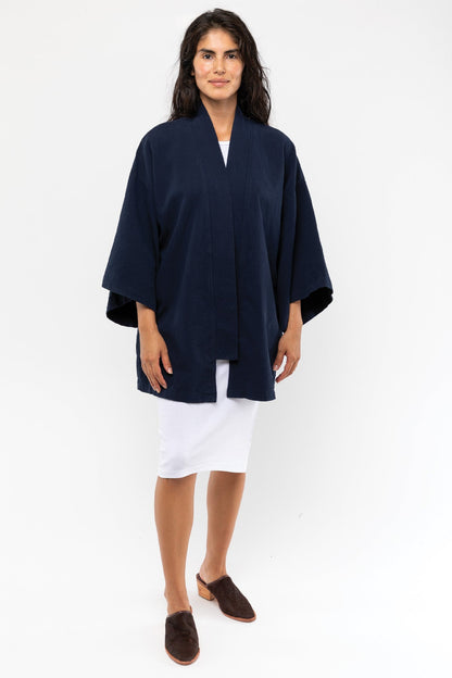 DCT01GD - Double Style Textile Mid Length Kimono
