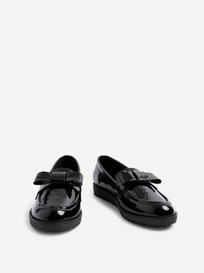 Noble Black Patent Loafers