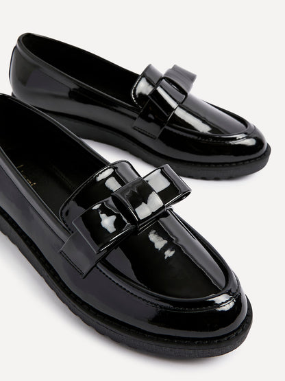 Noble Black Patent Loafers