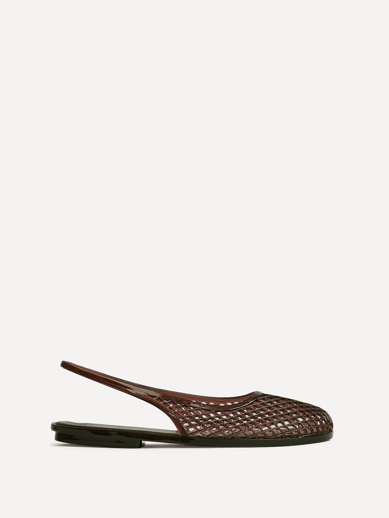 Oceana Brown Jelly Sling Back Sandals