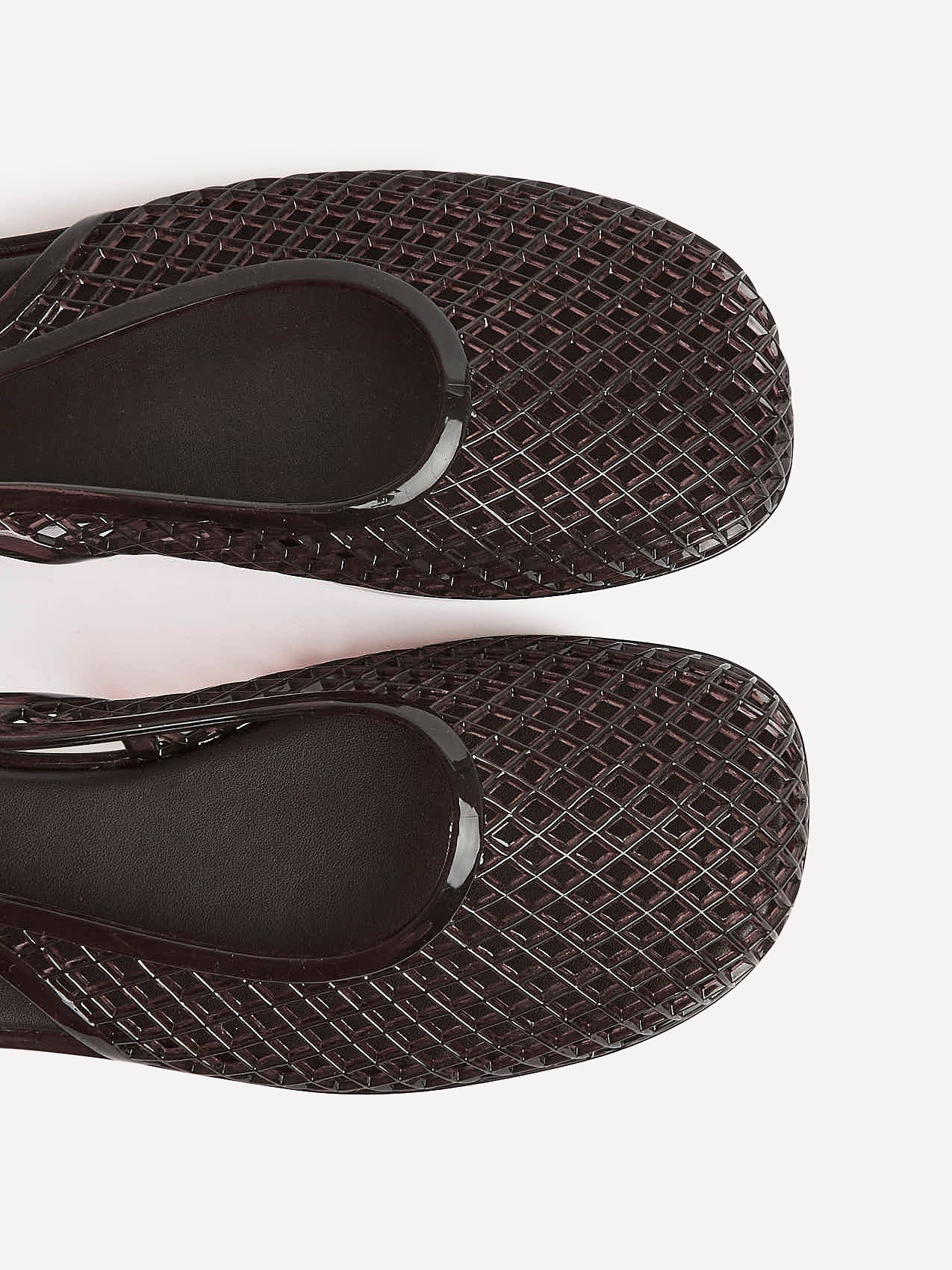 Oceana Brown Jelly Sling Back Sandals
