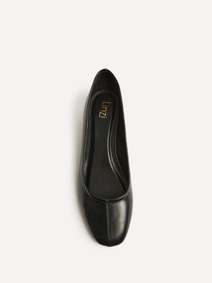 Origin Black Low Block Court Heels