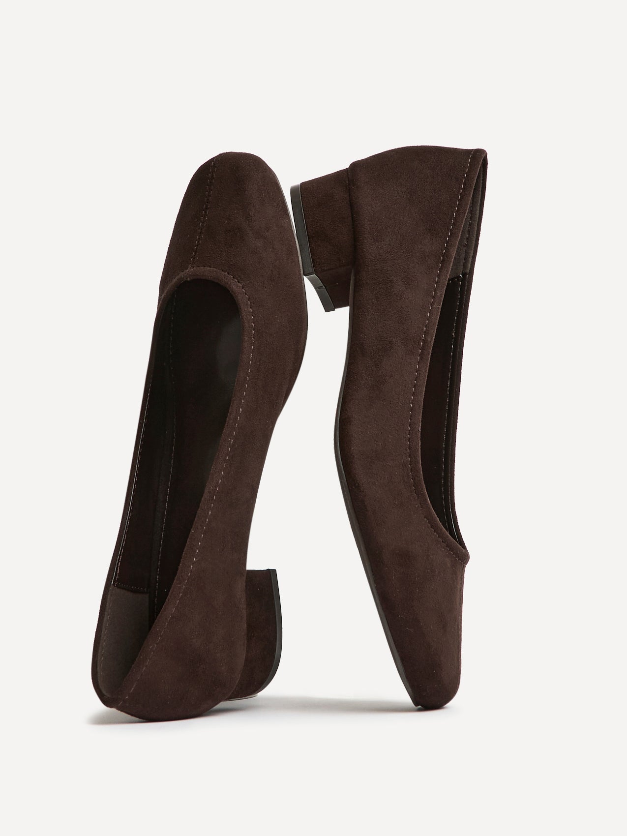 Origin Brown Low Block Court Heels