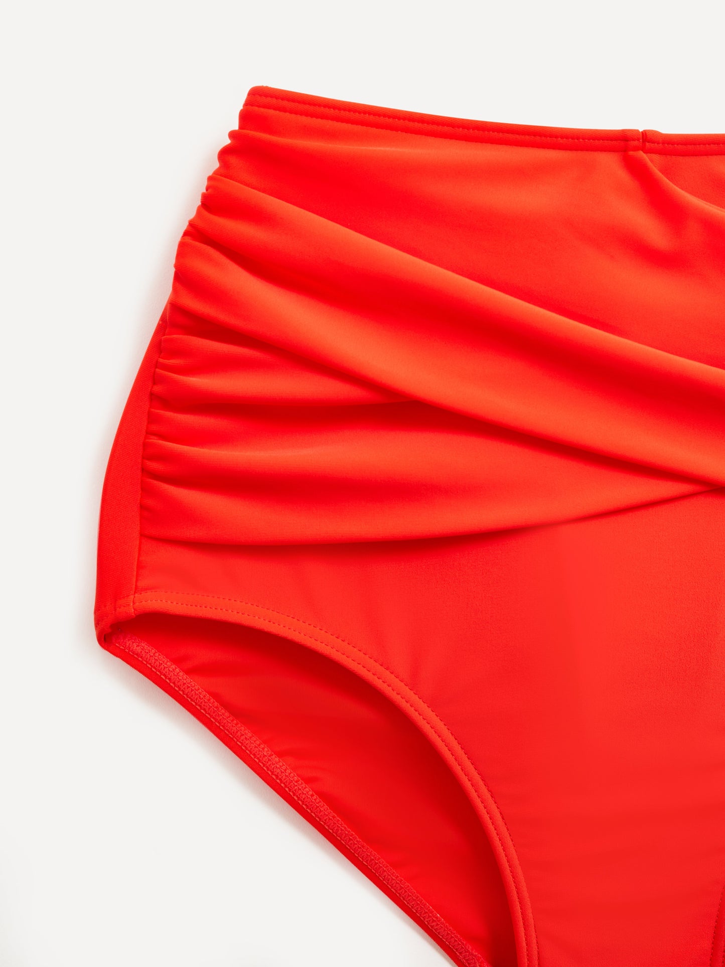 Palma Tangerine Bandeau High Waisted Bikini