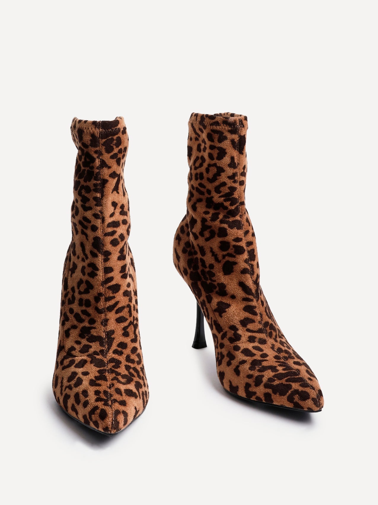 Pantha Leopard Sock Ankle Boots