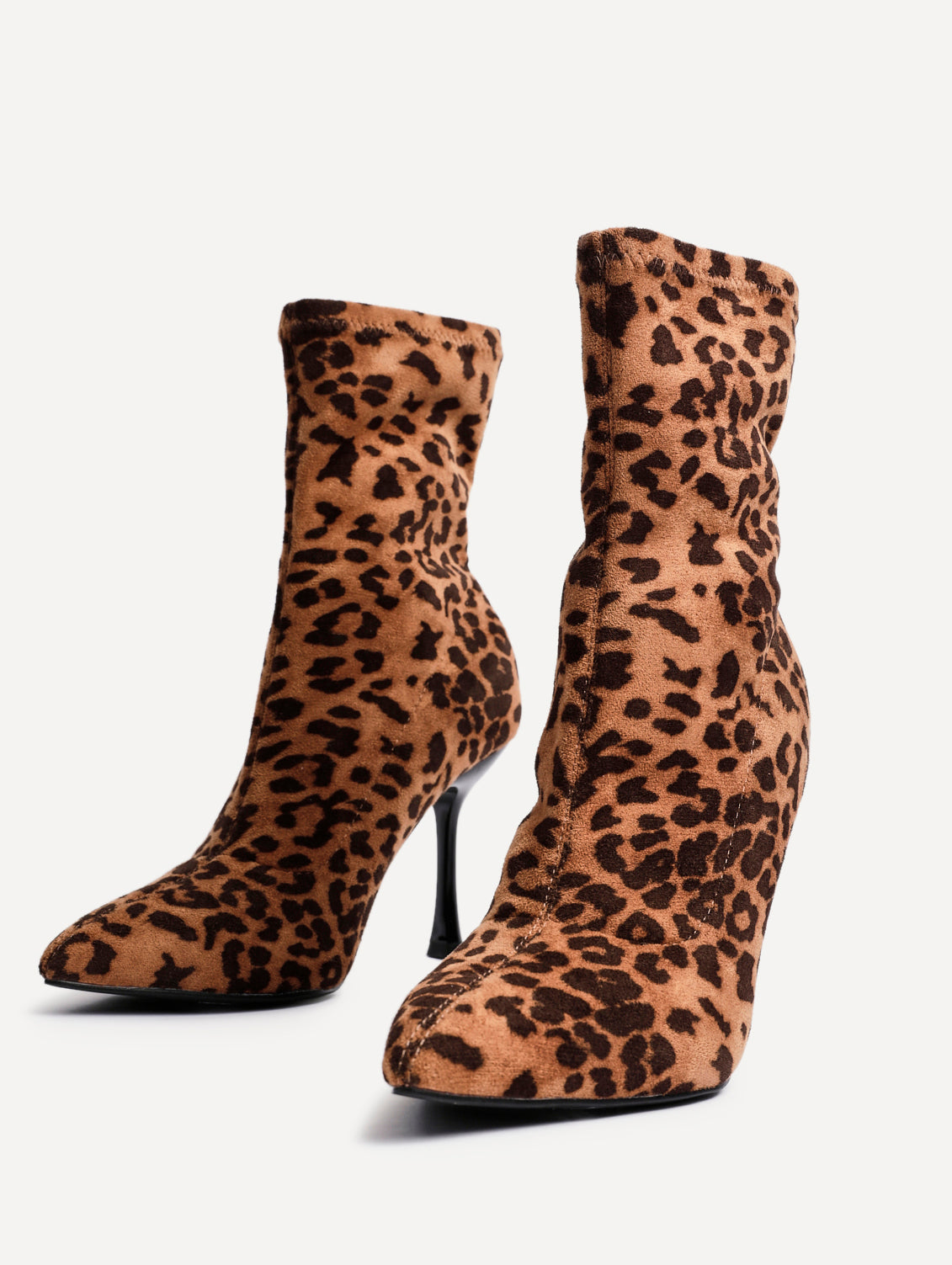 Pantha Leopard Sock Ankle Boots