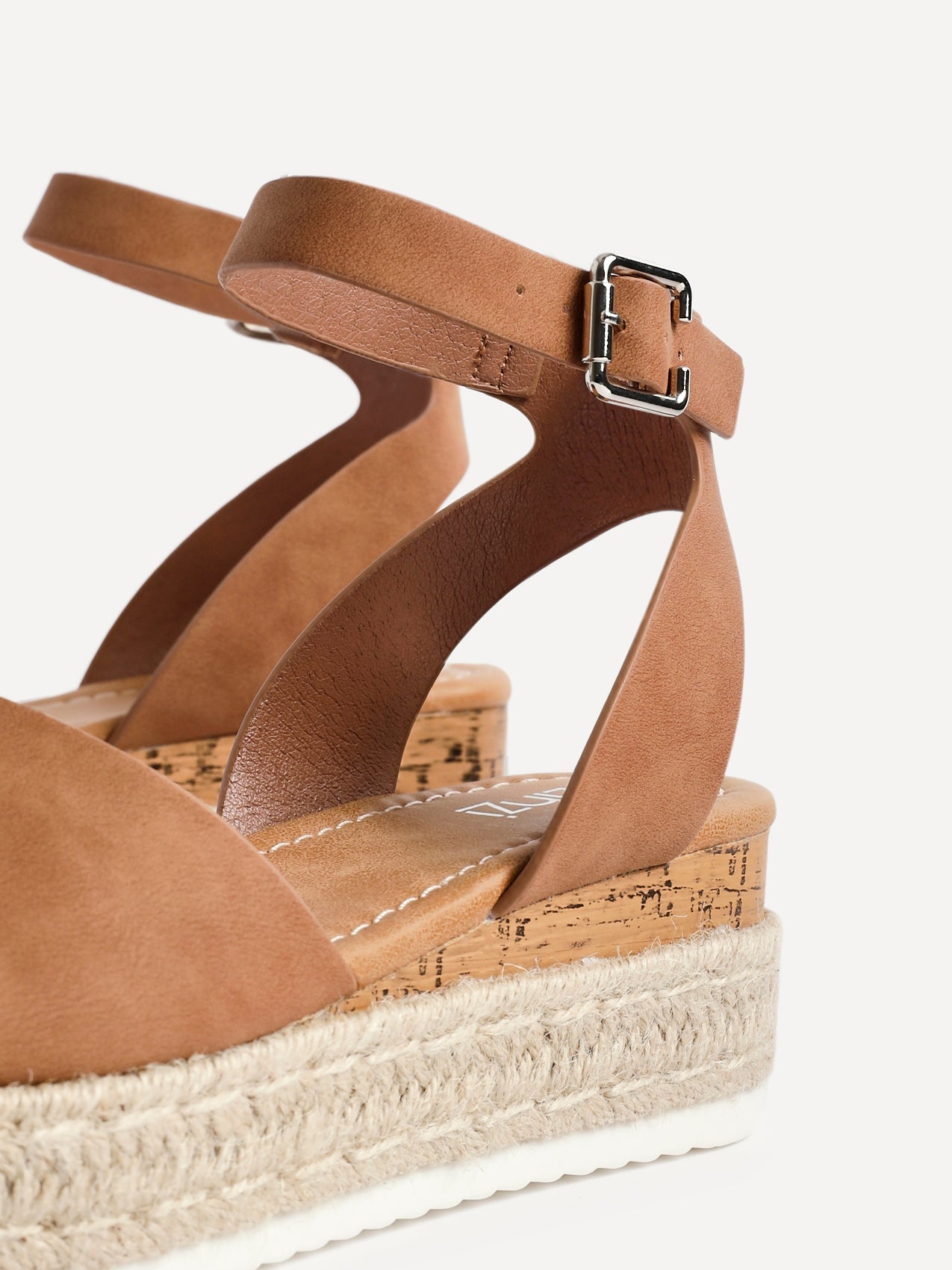 Paradise Tan Espadrille Flatform Sandals