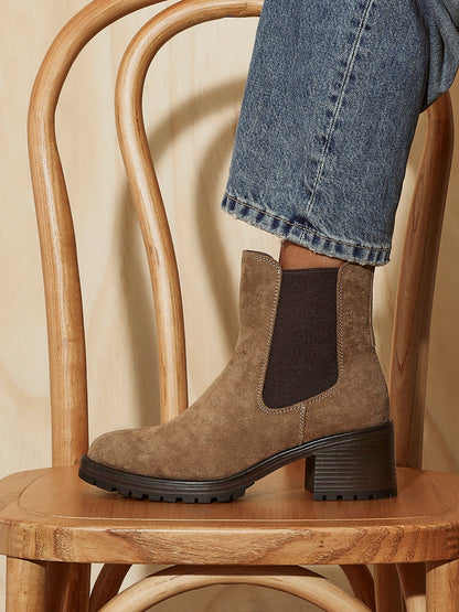 Path Sand Ankle Boots