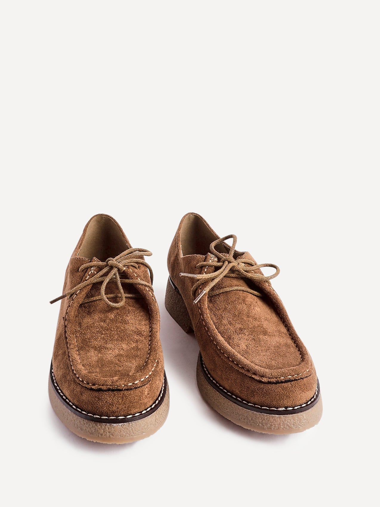 Perth Tan Faux Suede Loafers