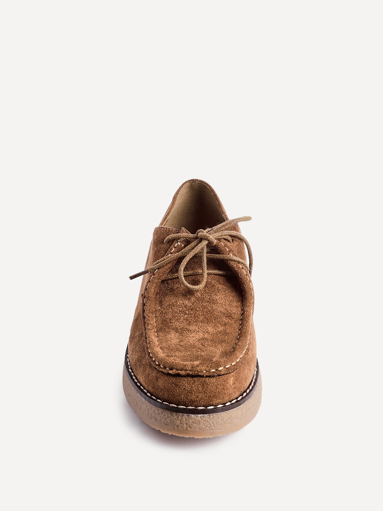 Perth Tan Faux Suede Loafers