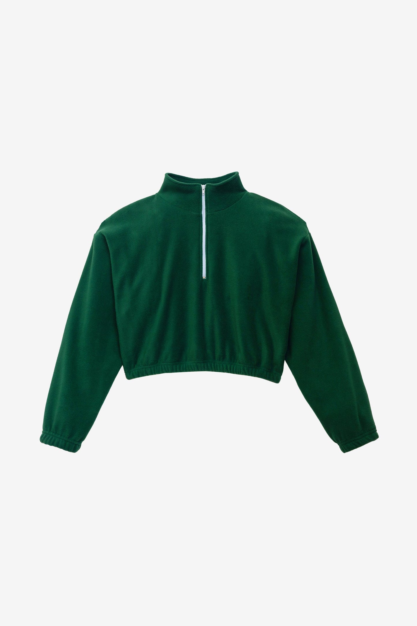 PF306 - Cropped Polar Fleece Half Zip Pullover
