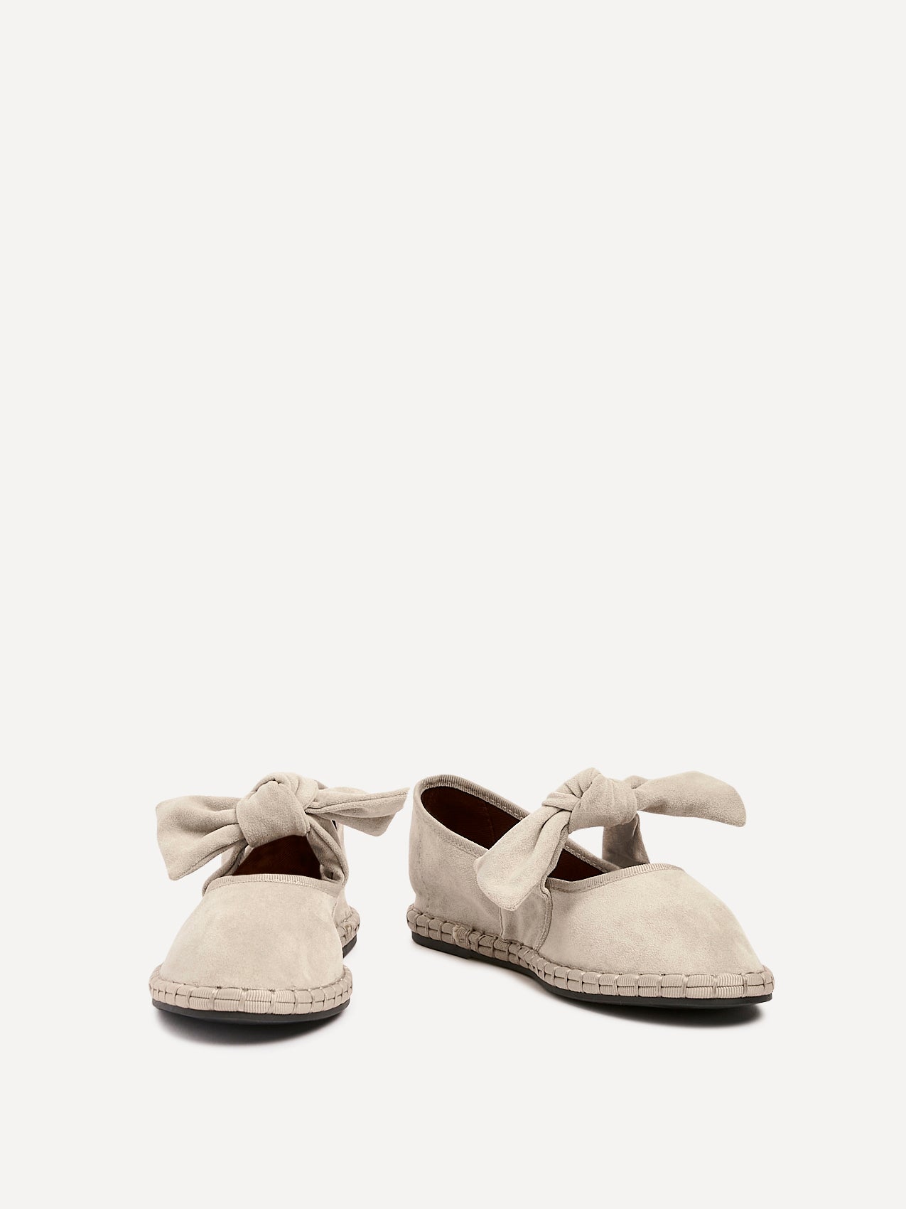 Pout Beige Faux Suede Pumps