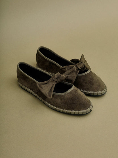 Pout Khaki Faux Suede Pumps
