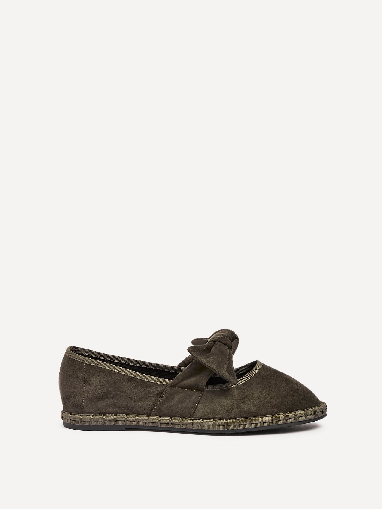 Pout Khaki Faux Suede Pumps