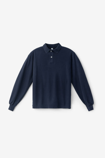 PQ24417GD - Long Sleeve Pique Polo