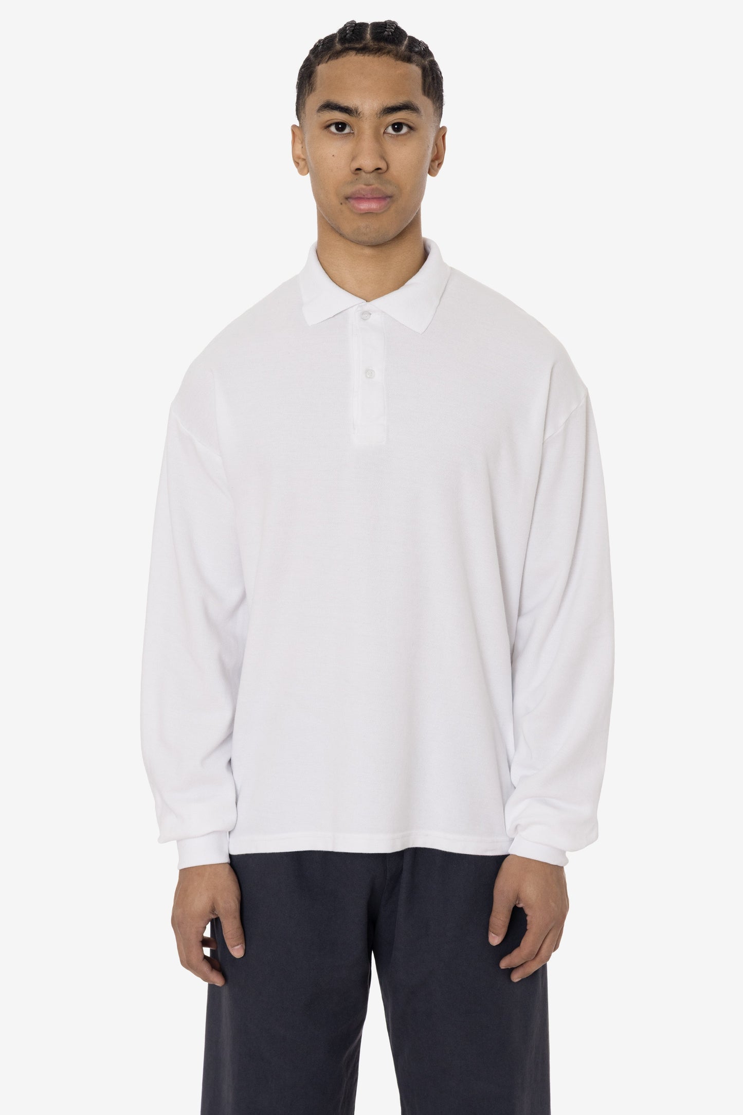 PQ24417GD - Long Sleeve Pique Polo
