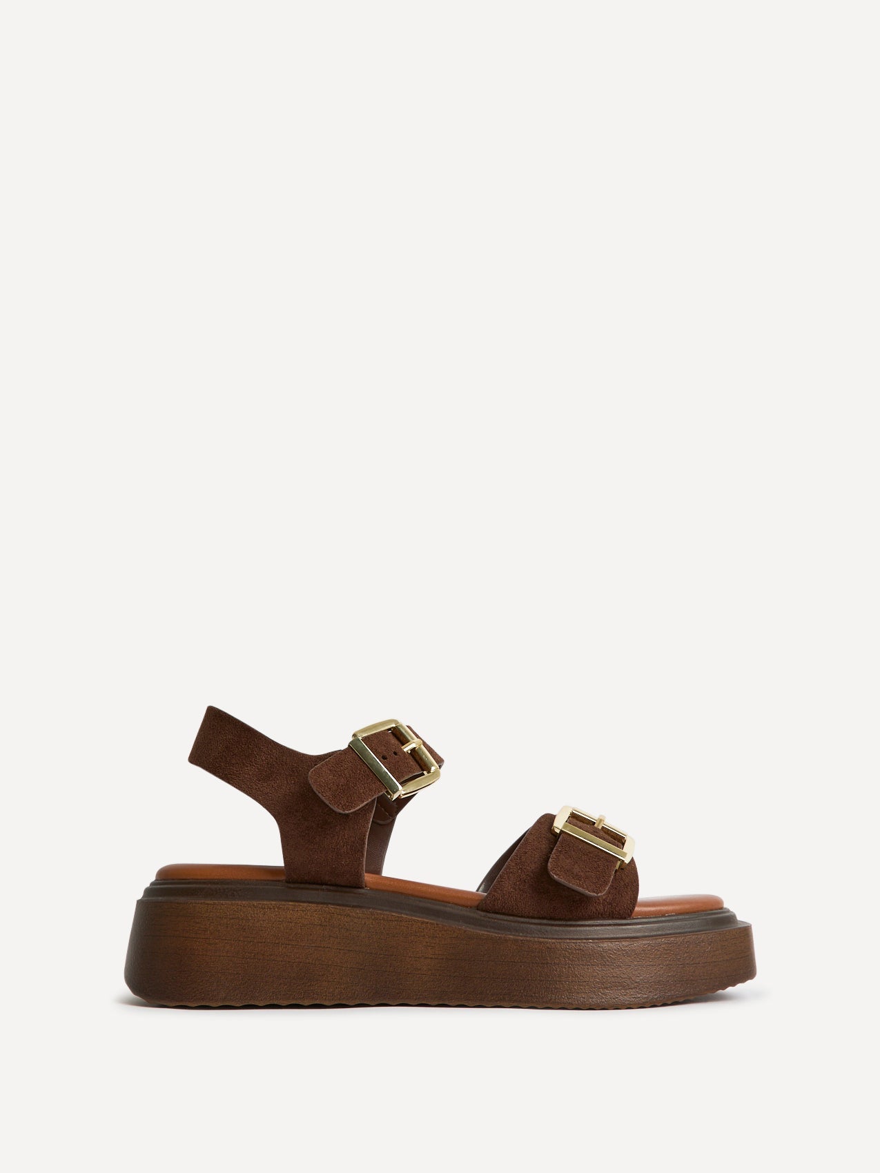 Preserve Brown Flatform Sandals