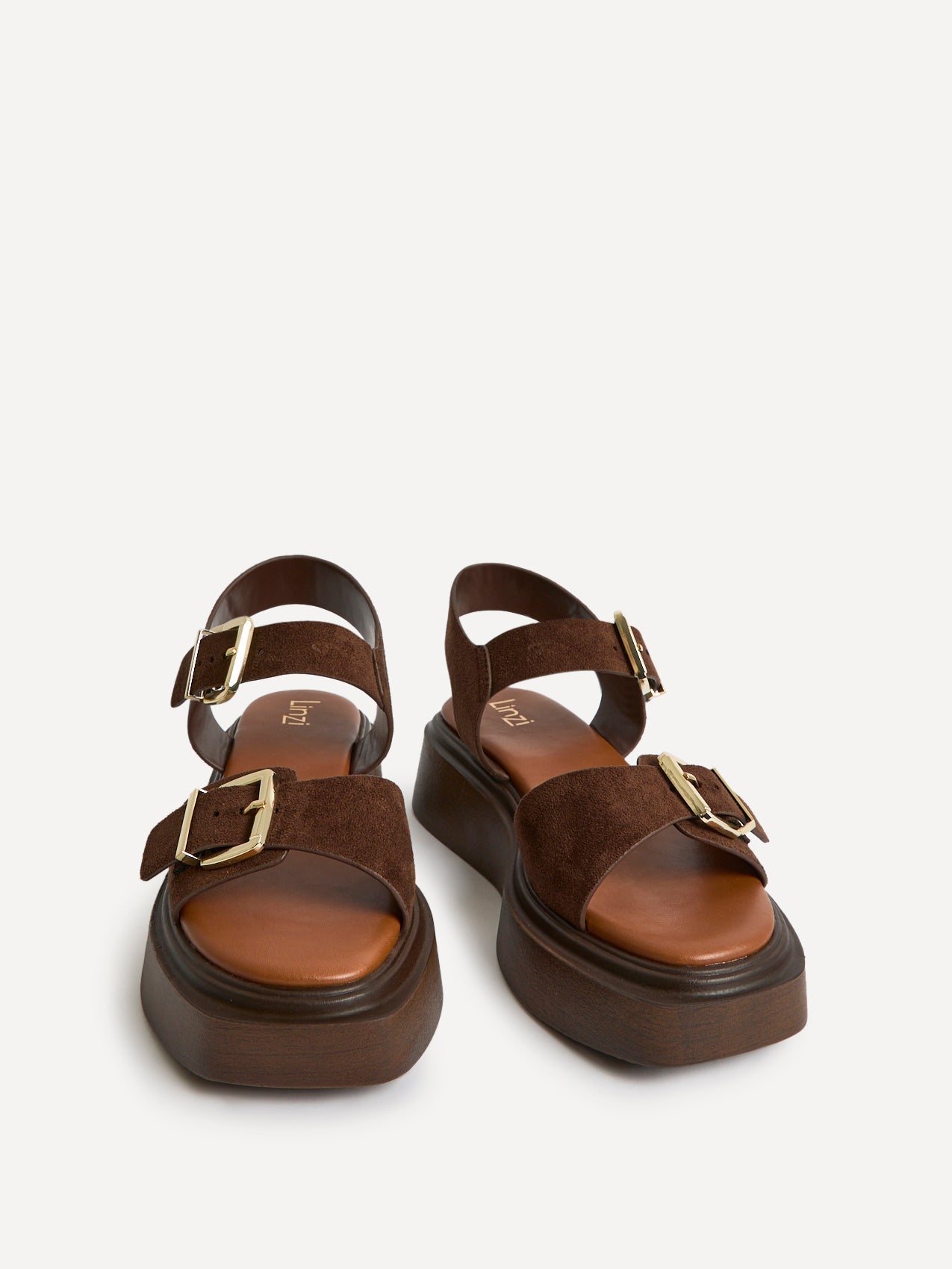 Preserve Brown Flatform Sandals