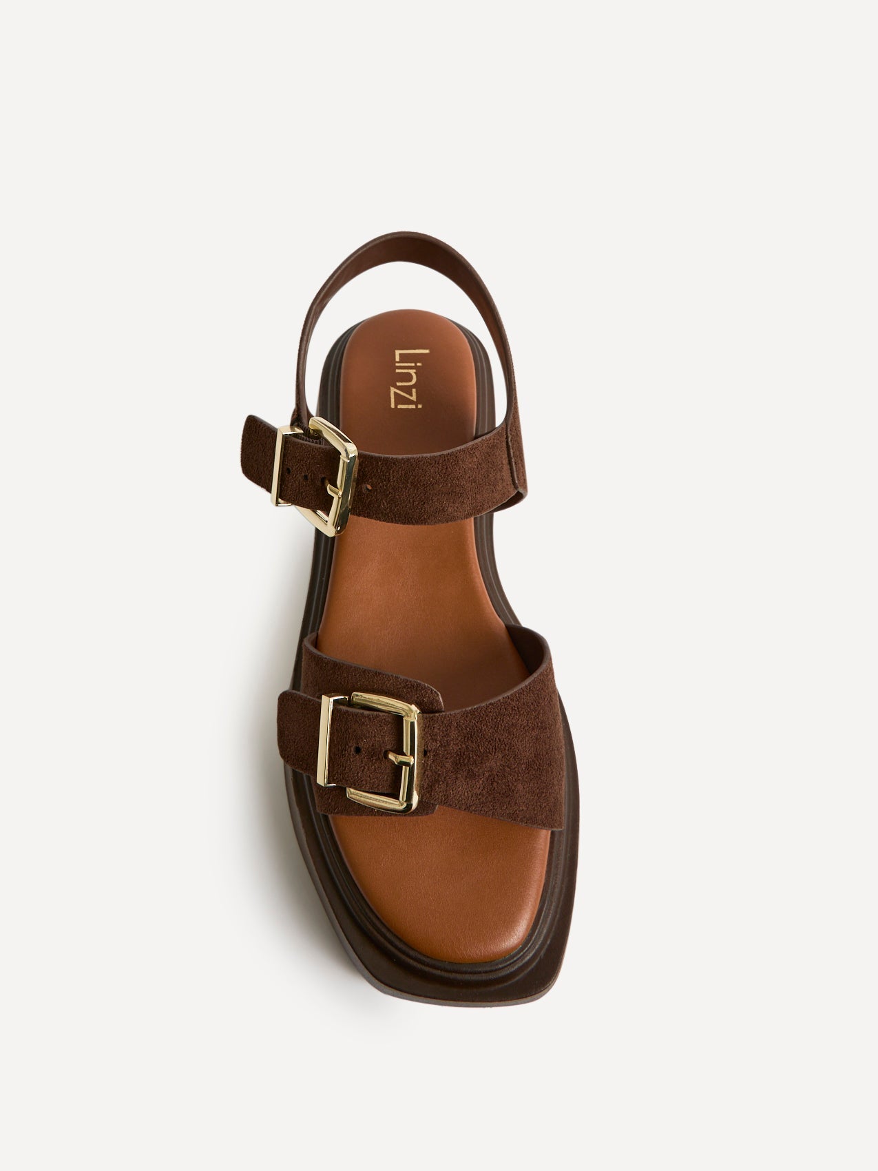 Preserve Brown Flatform Sandals