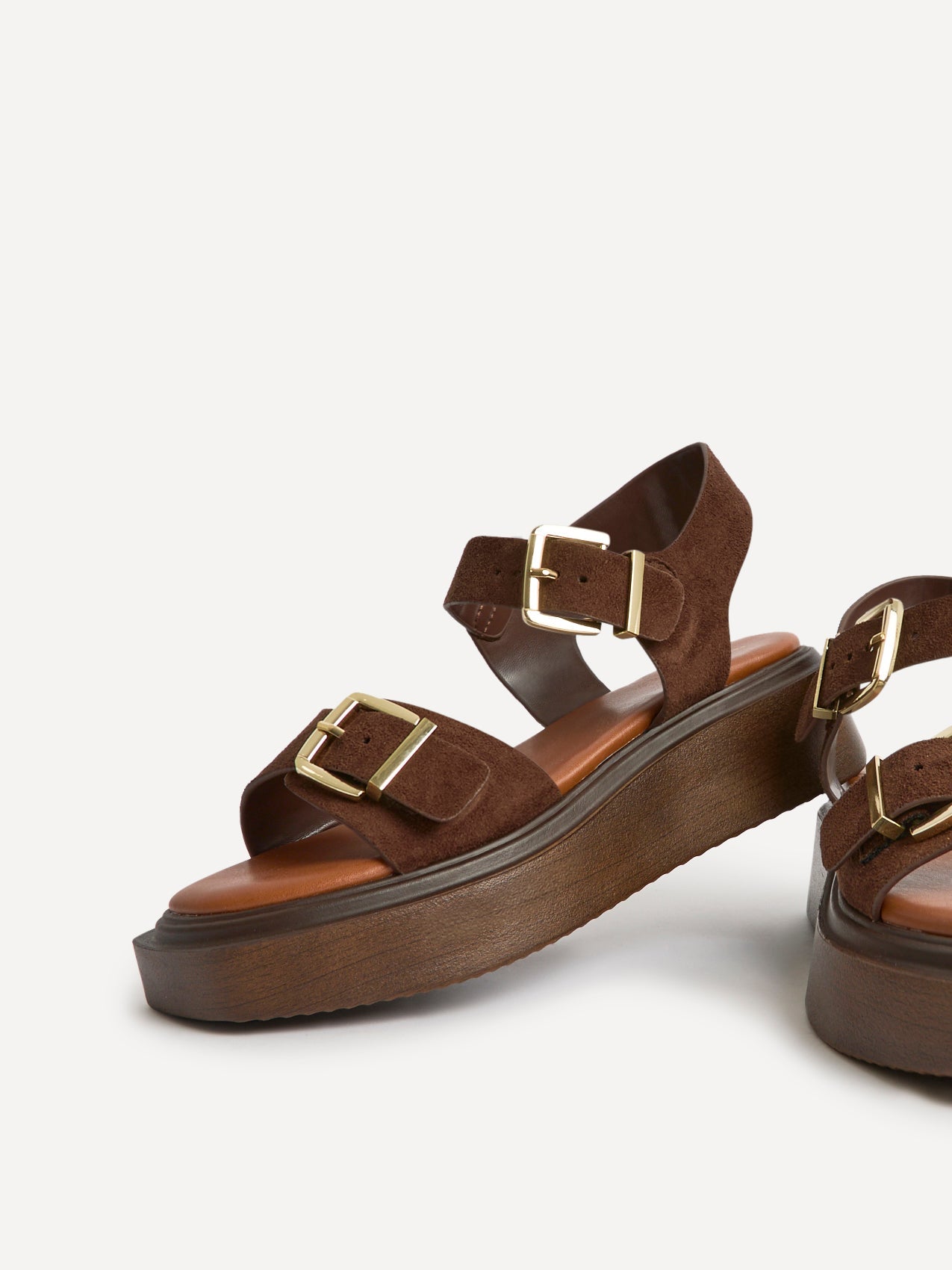 Preserve Brown Flatform Sandals